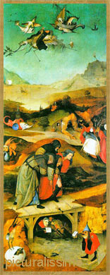 Jérme Bosch la Tentation de Saint Antoine (gauche)
