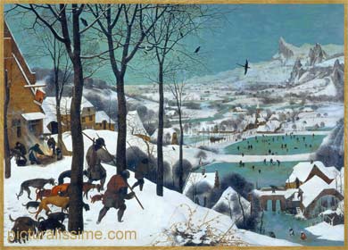 Bruegel Chasseurs dans la neige