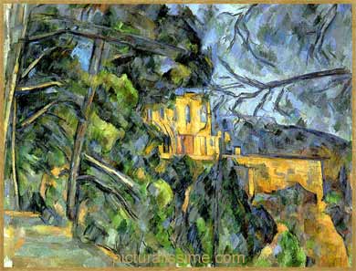Paul Cézanne Chteau Noir