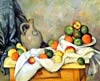 Cézanne Rideau cruche fruits
