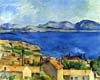 Cézanne Golf de Marseille vu de l'Estaque