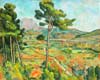 Cézanne Montagne Sainte Victoire et le viaduc