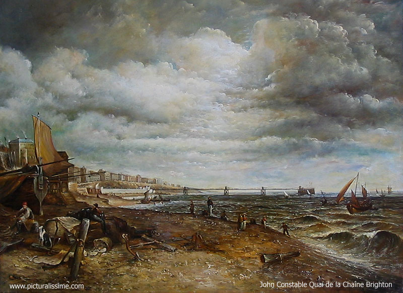John Constable Quai de la Chaîne Brighton