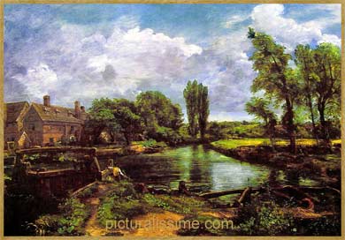 John Constable le Moulin à eau
