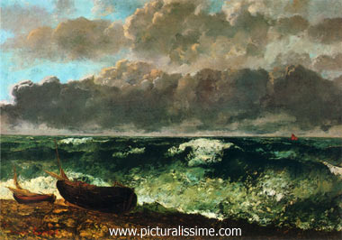 Gustave Courbet Mer orageuse Orsay