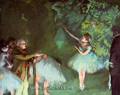 Degas Répétition du Ballet
