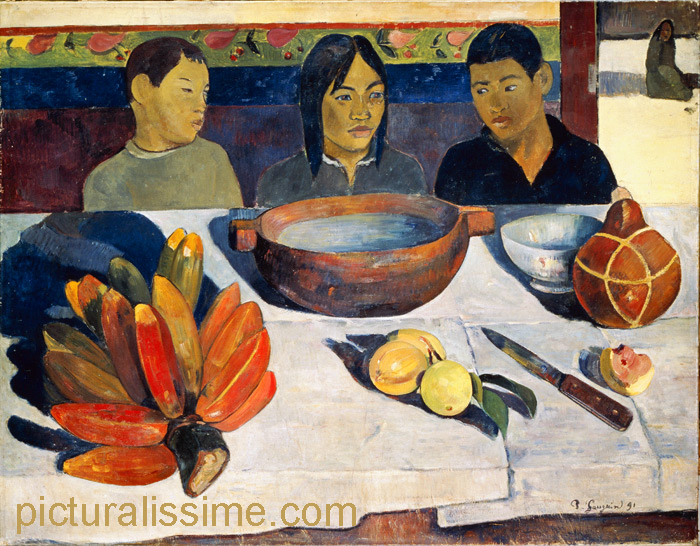 Paul Gauguin le Repas ou les Bananes