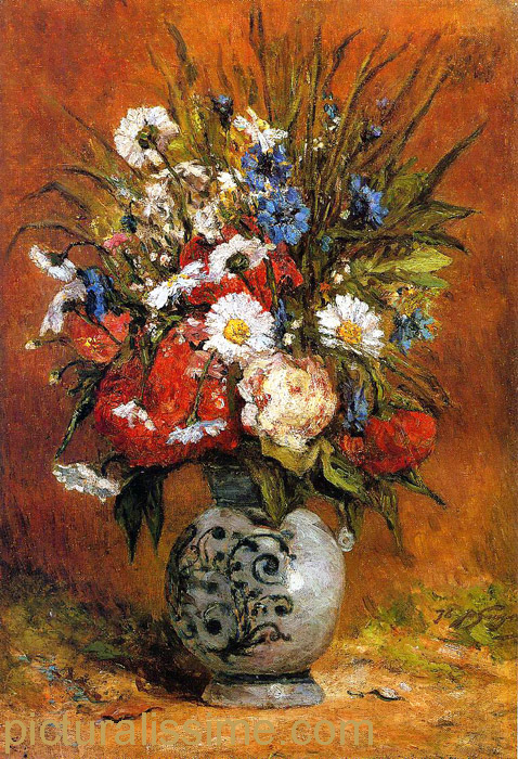 Paul Gauguin Marguerites et Pivoines