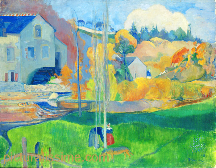 Paul Gauguin Paysage Breton le Moulin de David