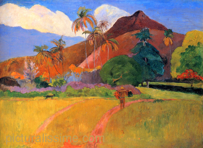 Paul Gauguin Paysage Tahitien