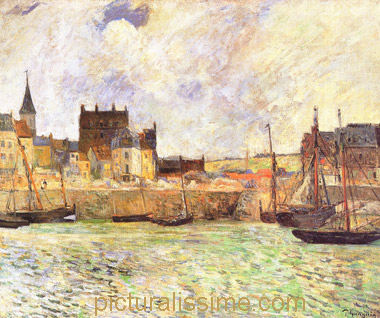 Paul Gauguin le port de Dieppe