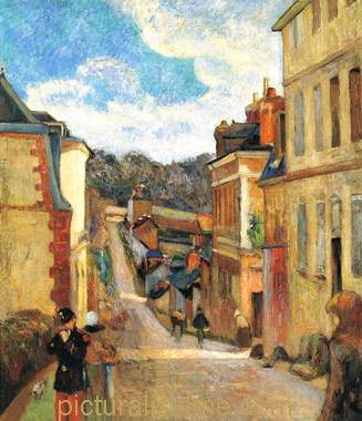 Paul Gauguin Rue Jouvenet à Rouen