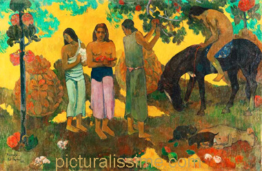 Paul Gauguin Rupe Rupe la cueillette des fruits
