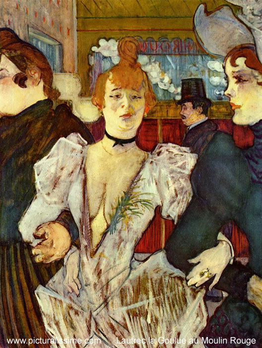 Toulouse Lautrec l'Entrée de la Goulue au Moulin Rouge