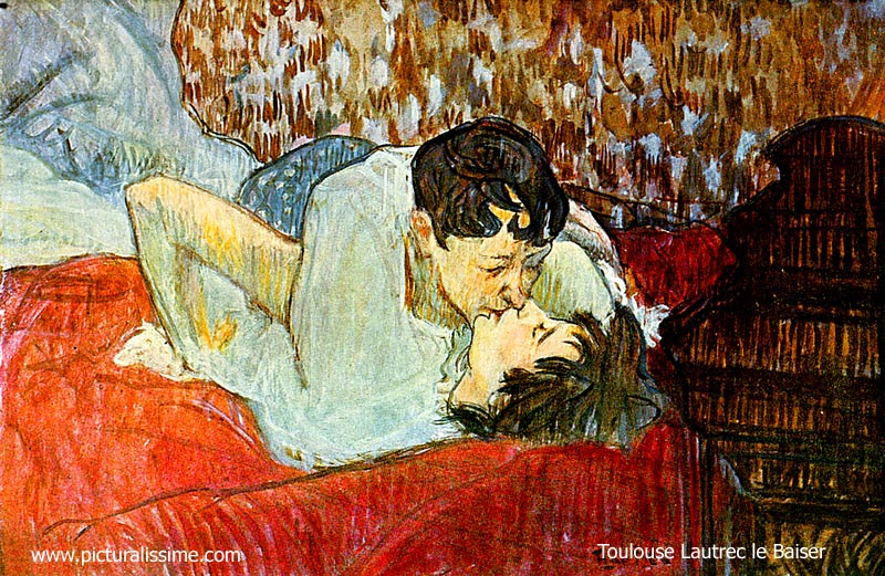 Toulouse Lautrec le Baiser