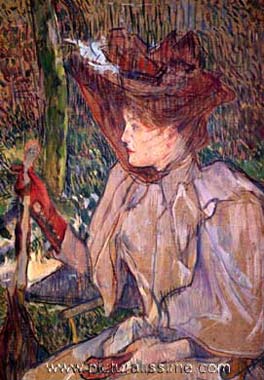 Toulouse Lautrec Femme au Gants Honorine Platzer