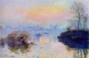 Monet Soleil couchant sur la Seine