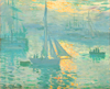 Monet Soleil levant marine