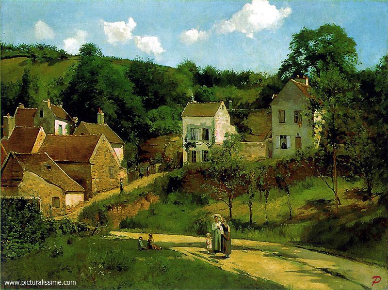 Camille Pissarro les Coteaux de l'Hermitage à Pontoise
