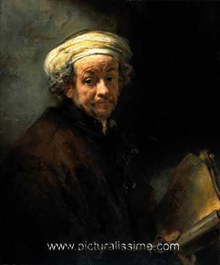 Rembrandt Autoportrait comme l'Aptre Paul