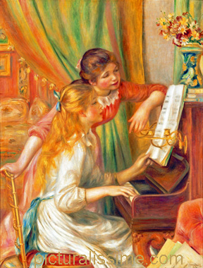 Auguste Renoir Jeunes Filles au Piano