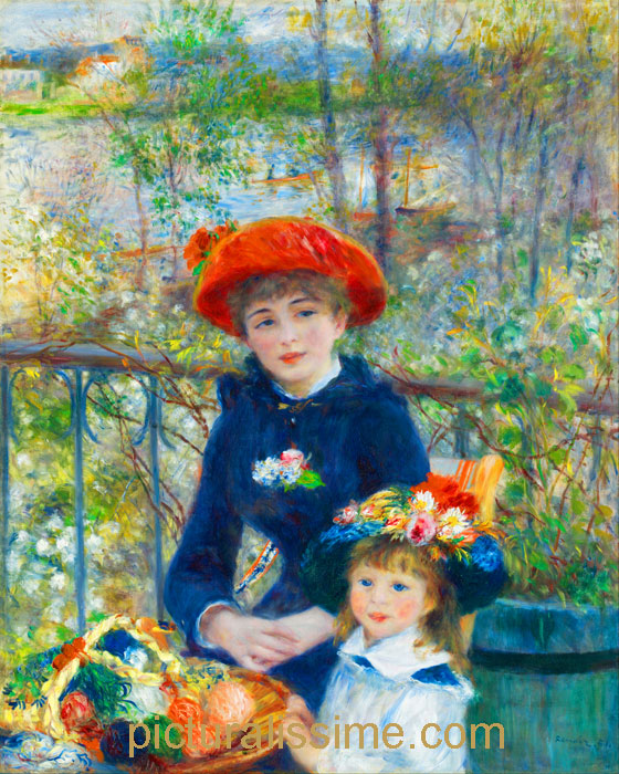 Auguste Renoir Sur la Terrasse