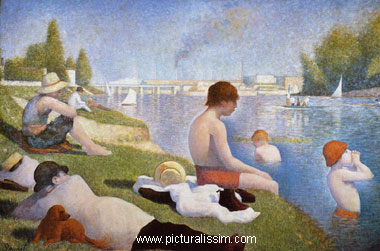 Georges Seurat Une baignade à Asnières