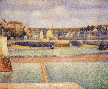 Georges Seurat Port en Bessin Marée basse