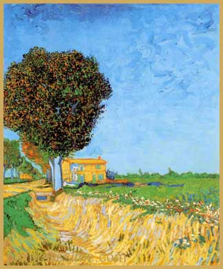 Van Gogh Allée près d'Arles