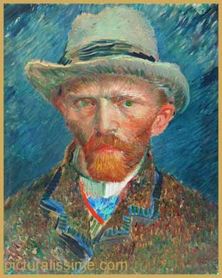 Van Gogh Autoportrait au chapeau de feutre
