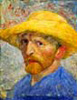 Van Gogh Autoportrait en Chapeau de Paille