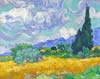 Van Gogh les blés jaunes