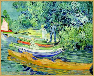 Van Gogh bord de l'Oise à Auvers