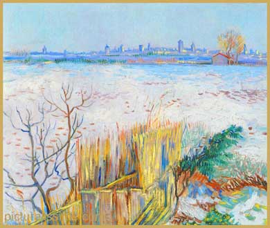 Van Gogh Effet de neige à Arles