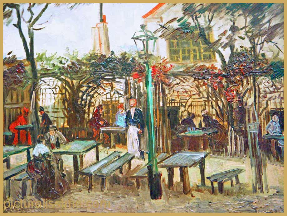 Copie Reproduction Van Gogh La Guinguette à Montmartre