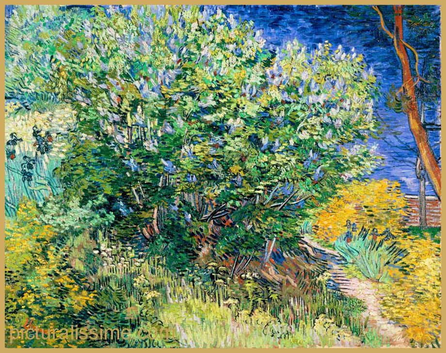 Copie Reproduction Van Gogh Les Lilas