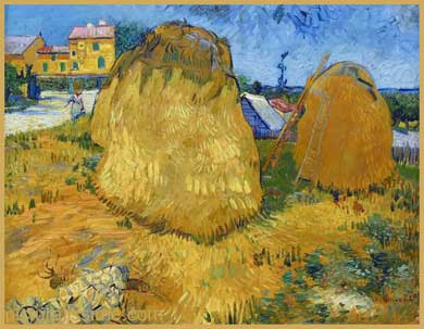 Van Gogh Meules de foin en Provence