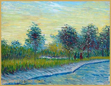 Van Gogh Vue du parc Voyer d'Argenson à Asnières