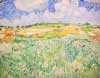 Van Gogh La Plaine près d'Auvers avec ciel nuageux