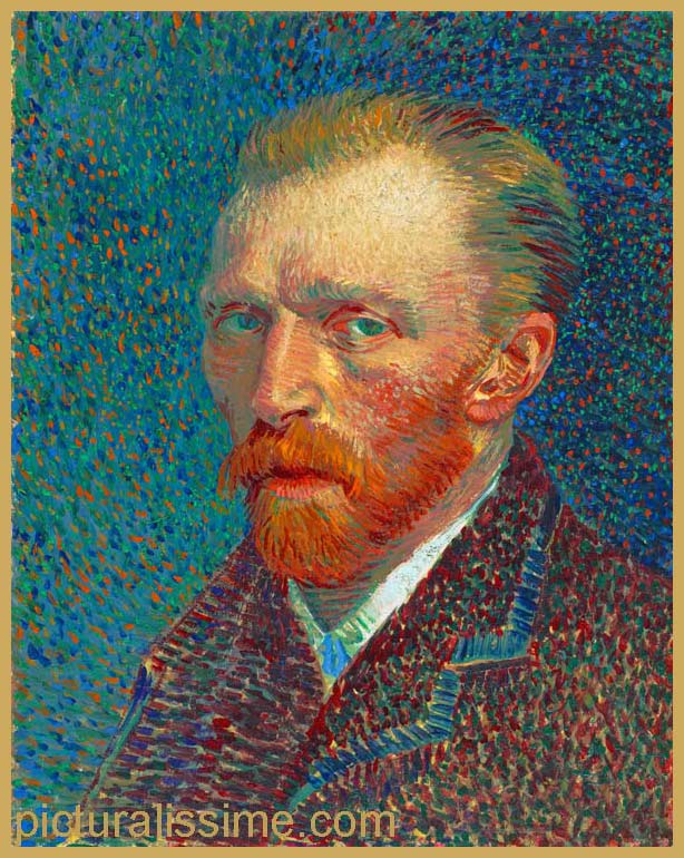 Copie Reproduction vincent Van Gogh Autoportrait 1887 04 Chicago