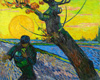 Van Gogh le Semeur au coucher du soleil