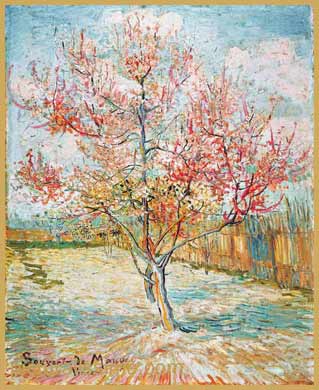 Van Gogh Souvenir de Mauve Pêchers en fleurs