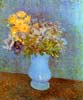 Van Gogh Vase avec Lilas Marguerites et Anémones