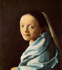 Vermeer étude portrait de jeune femme