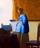 Vermeer Femme en bleu lisant une lettre
