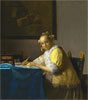 Vermeer une Dame écrivant une lettre