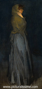 Whistler Composition en jaune et gris Effie Deans