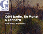 Expositions Musée de Giverny Cté jardin. De Monet à Bonnard