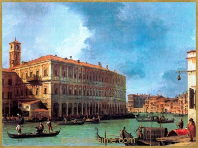 Canaletto le Grand Canal près des Fabbriche Nuove