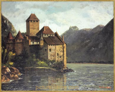 Gustave Courbet Château de Chillon 1875